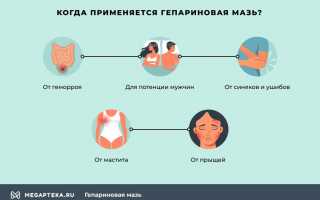 Инструкция по применению гепариновой мази: свойства, преимущества и рекомендации.