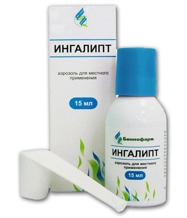 Ингалипт для лечения горла