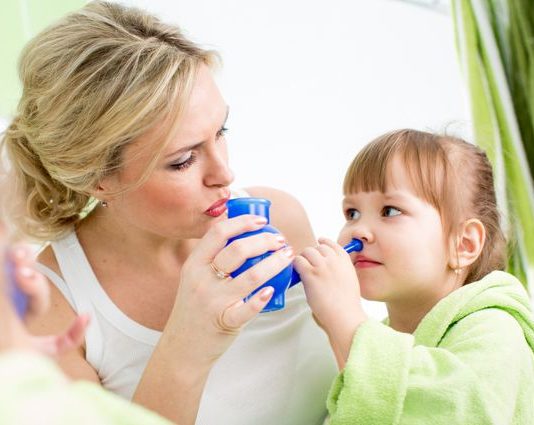 Промывание носа