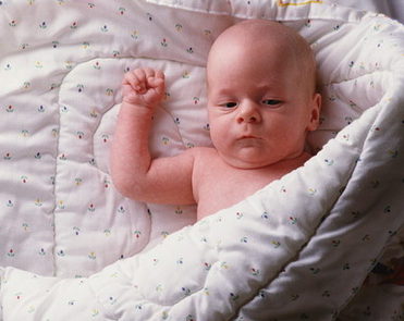 Согреть малыша при температуре