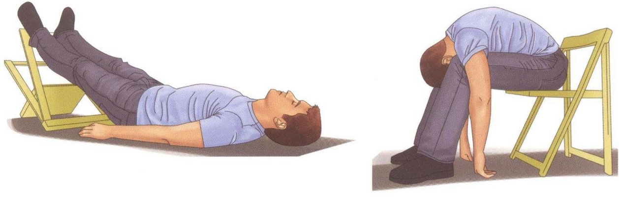 упражнения на стуле