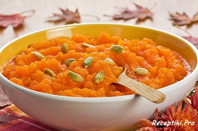 Каша из тыквы тыквенная каша