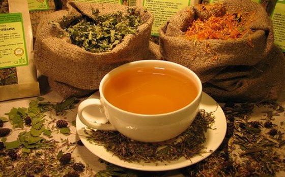 Чашка чая из трав