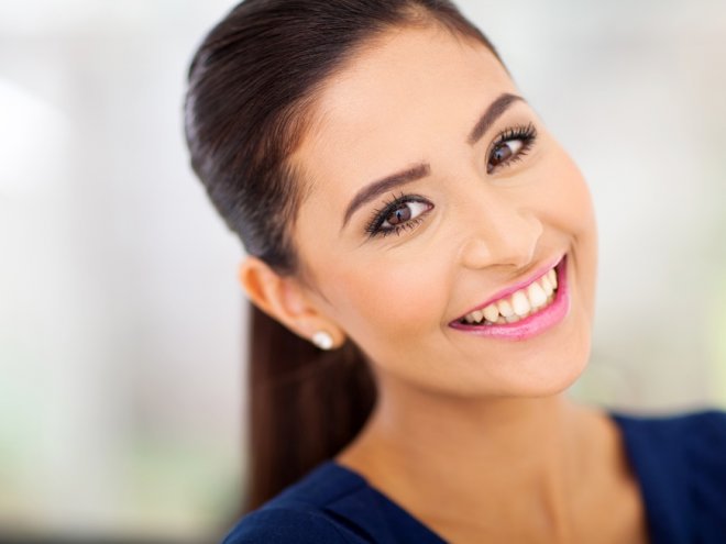 счастливая девушка