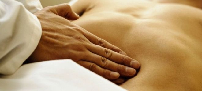 пальпация живота