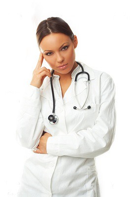 Девушка врач