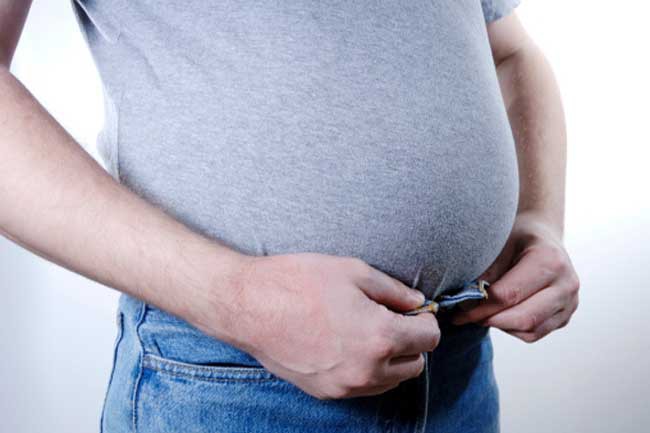 большой живот