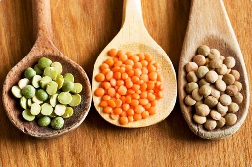 три ложки бобовых