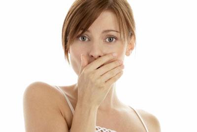 Отрыжка у девушки