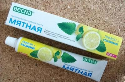 Мятная паста