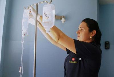 Подготовка капельницы