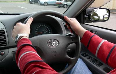 Человек за рулем