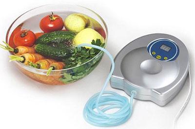 Насыщение озоном овощей