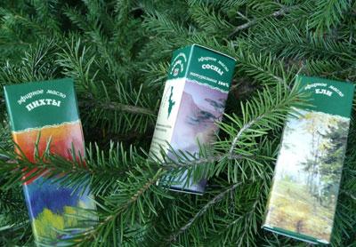 Эфирные масла хвойных деревьев