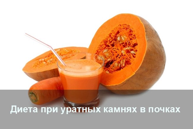 Диета при уратных камнях в почках