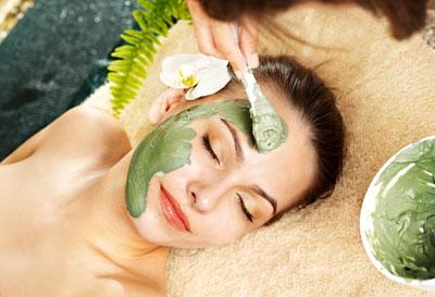 Маска из глины