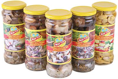 Грибы из магазина