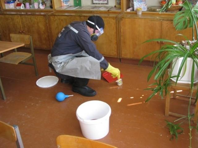 уборка ртути