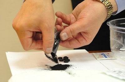 Уголь в порошке