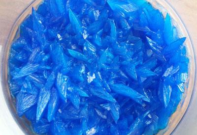 Кристаллы медного купороса