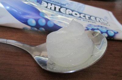 Энтеросгель в ложке
