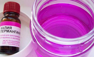 Раствор марганцовки
