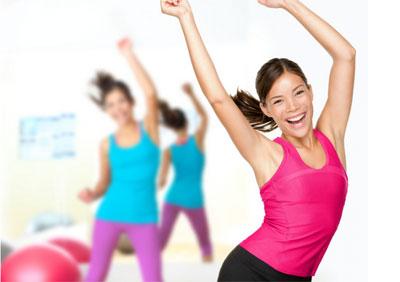 Занятие фитнесом