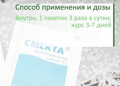 Дозировка смекты