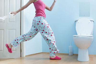 Диарея у девушки