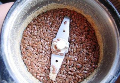 Лен в кофемолке