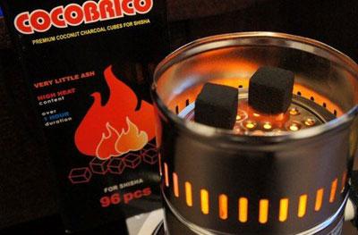 Розжиг угля для кальяна