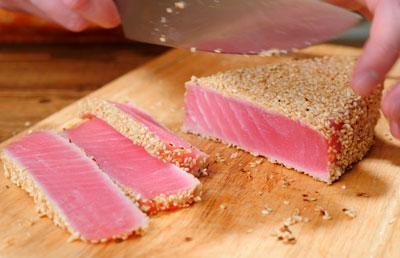 Тунец в панировке