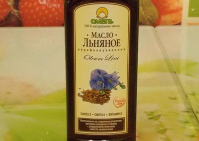 Нерафинированное льняное масло