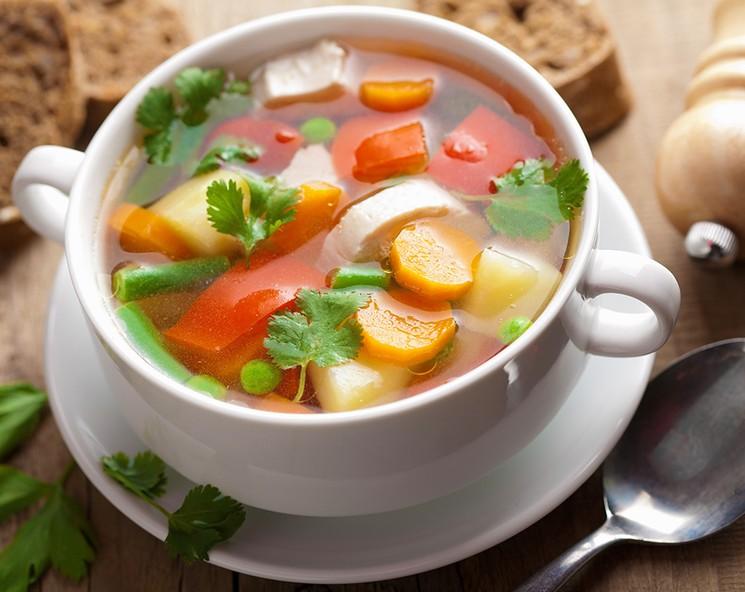 Нежирные супчики на втором бульоне