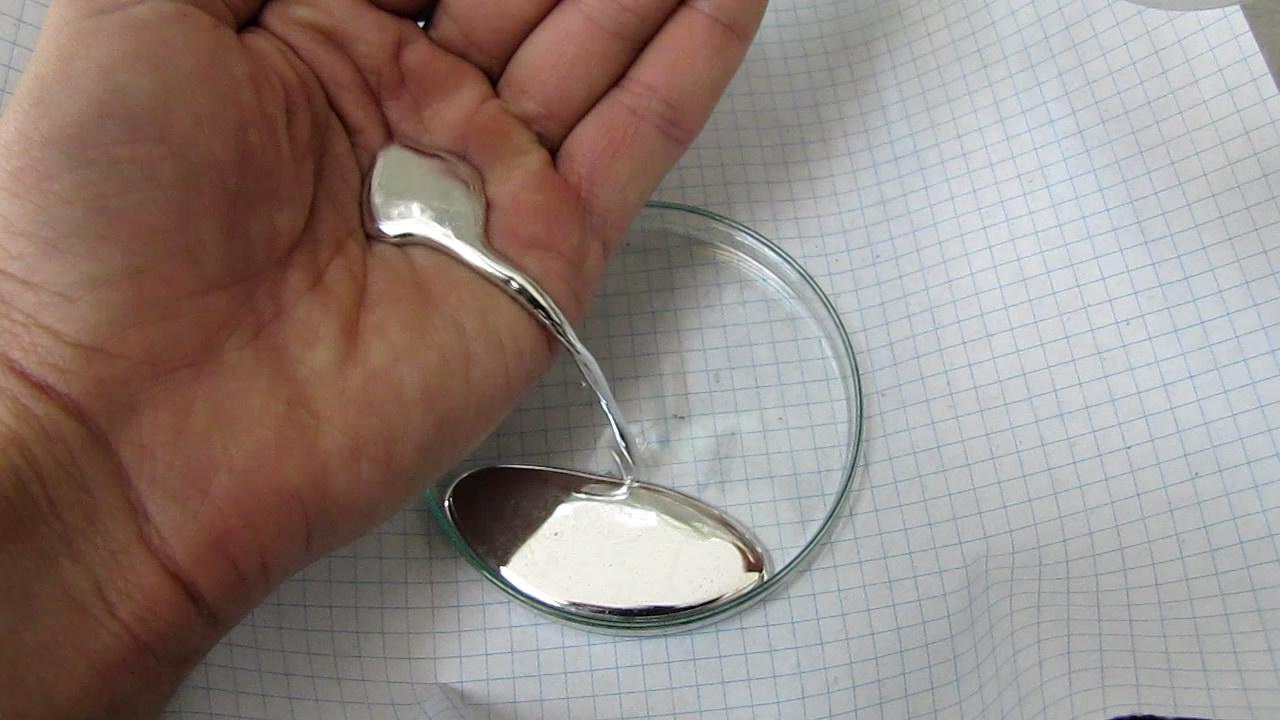 Ртуть на руке