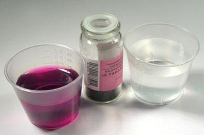 Раствор марганцовки