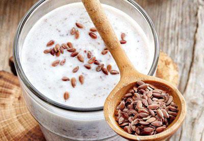 Лен с кефиром