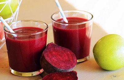 Сок из яблок и свеклы