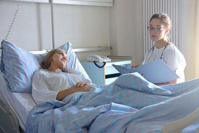 Человек в стационаре