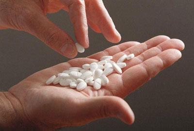 Большое количество таблеток