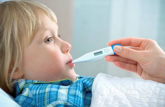 Повышенная температура у ребенка