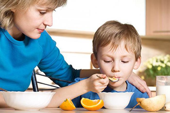 Питание для больного малыша