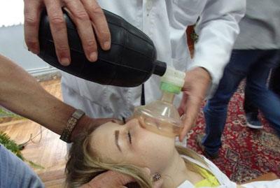 Восстановление дыхания при отравлении