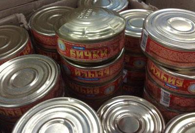 Вздутие банки консервов
